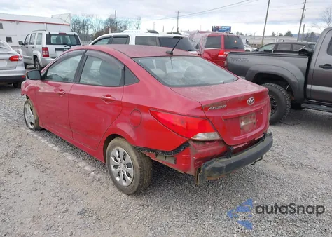 2016 Hyundai Accent Se z USA, uszkodzony, nr VIN KMHCT4AE3GU120752